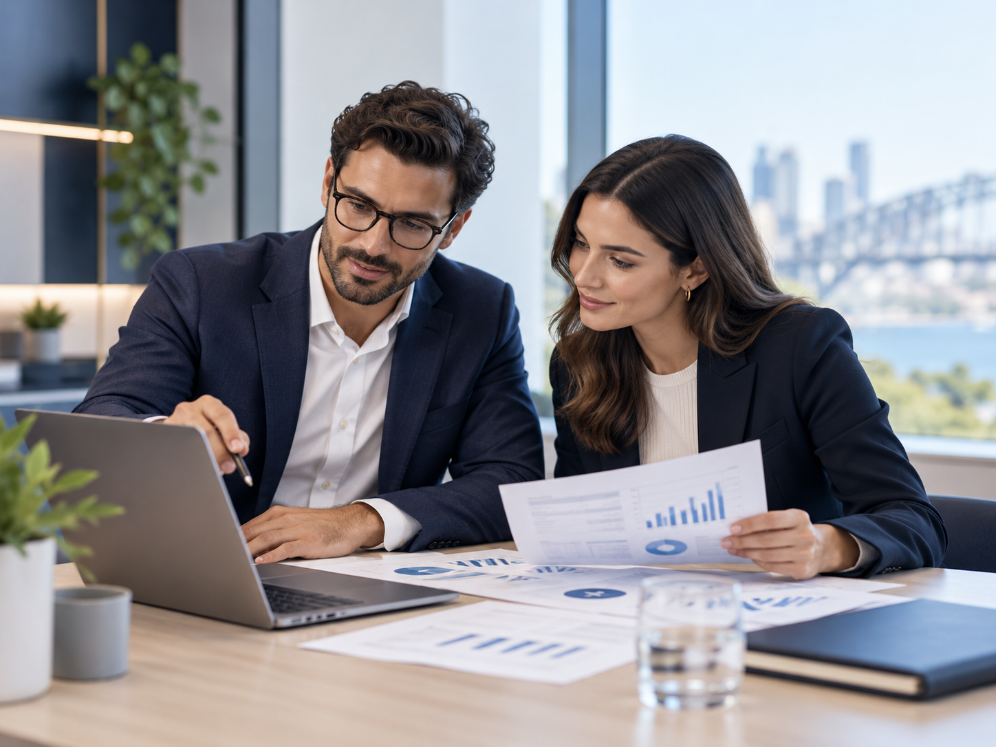 Collaborative accounting and financial planning meeting